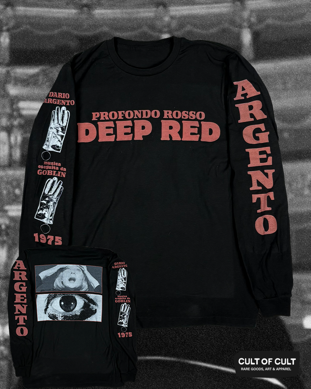 Deep Red Profondo Rosso 1975 Long Sleeve