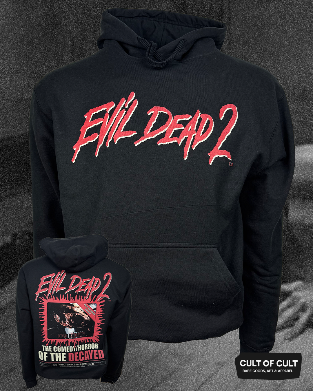 Evil Dead Horror Movie Zipper Hoodies Evil Dead Decayed Hoodie