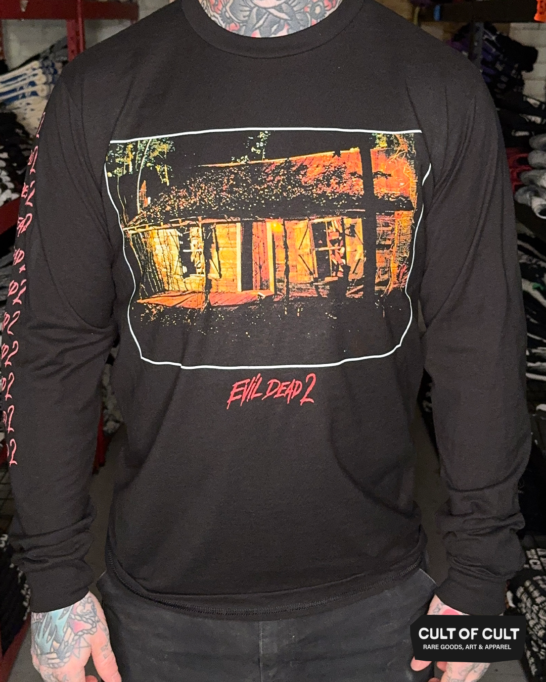 Evil Dead 2 Cabin Long Sleeve