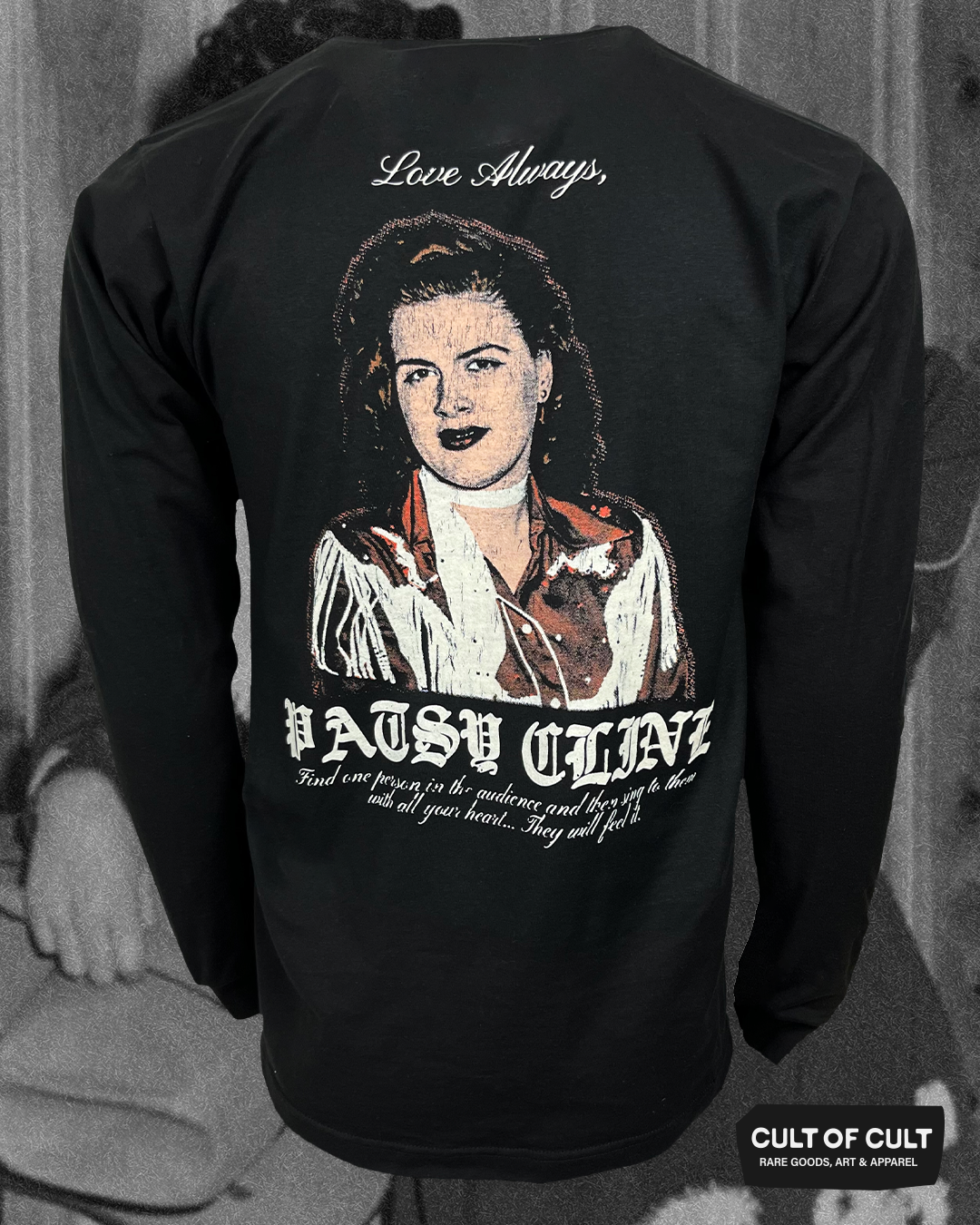 Patsy Cline Love Always Long Sleeve