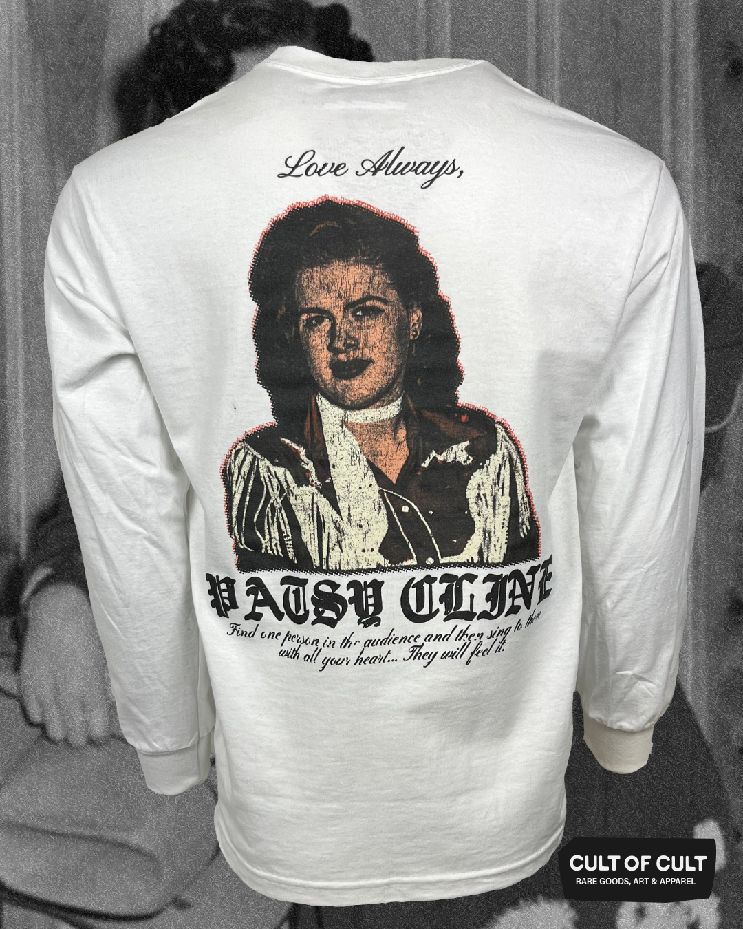 Patsy Cline Love Always Long Sleeve