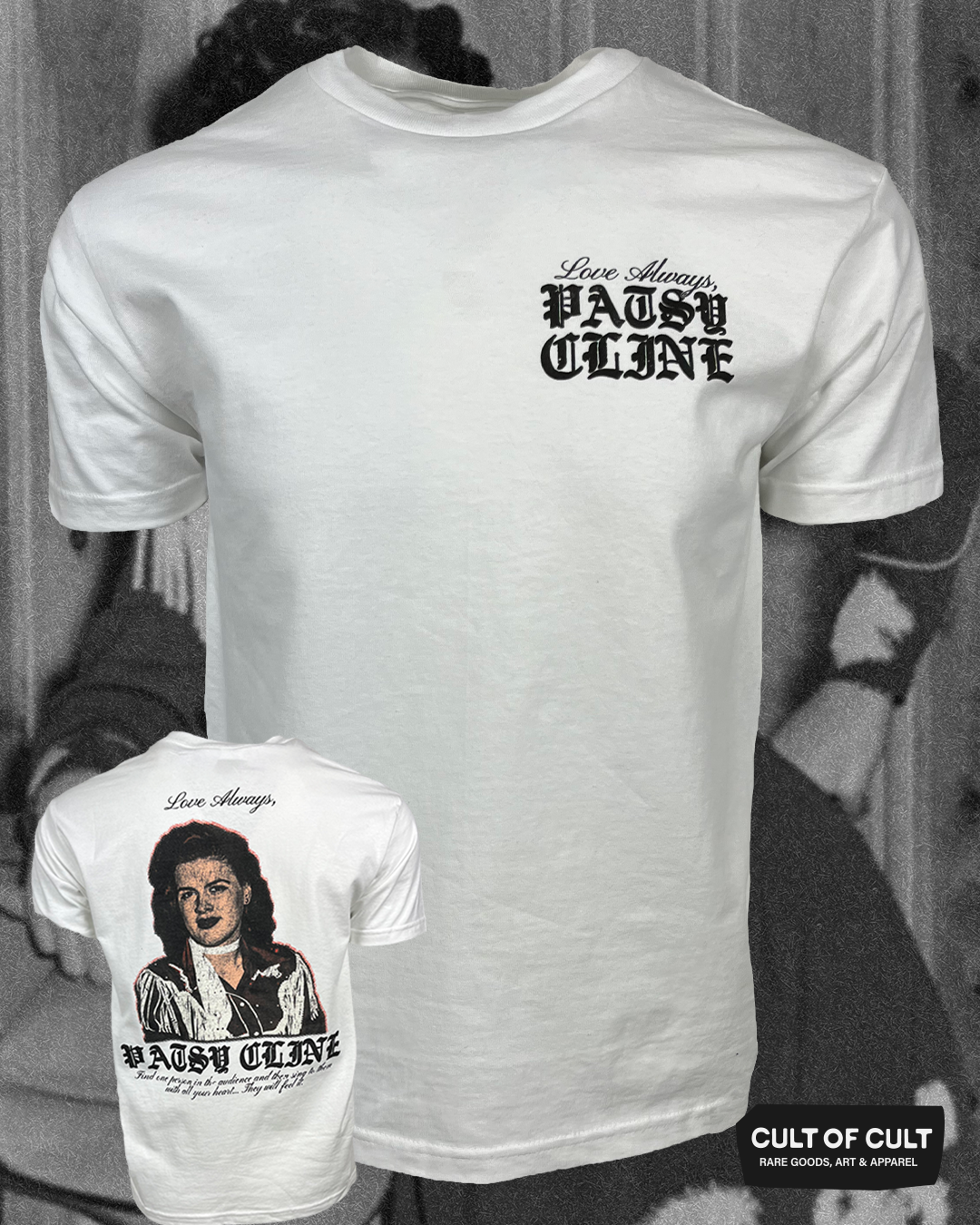 Patsy Cline Love Always T-Shirt