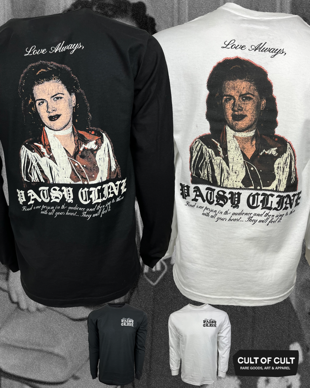 Patsy Cline Love Always Long Sleeve