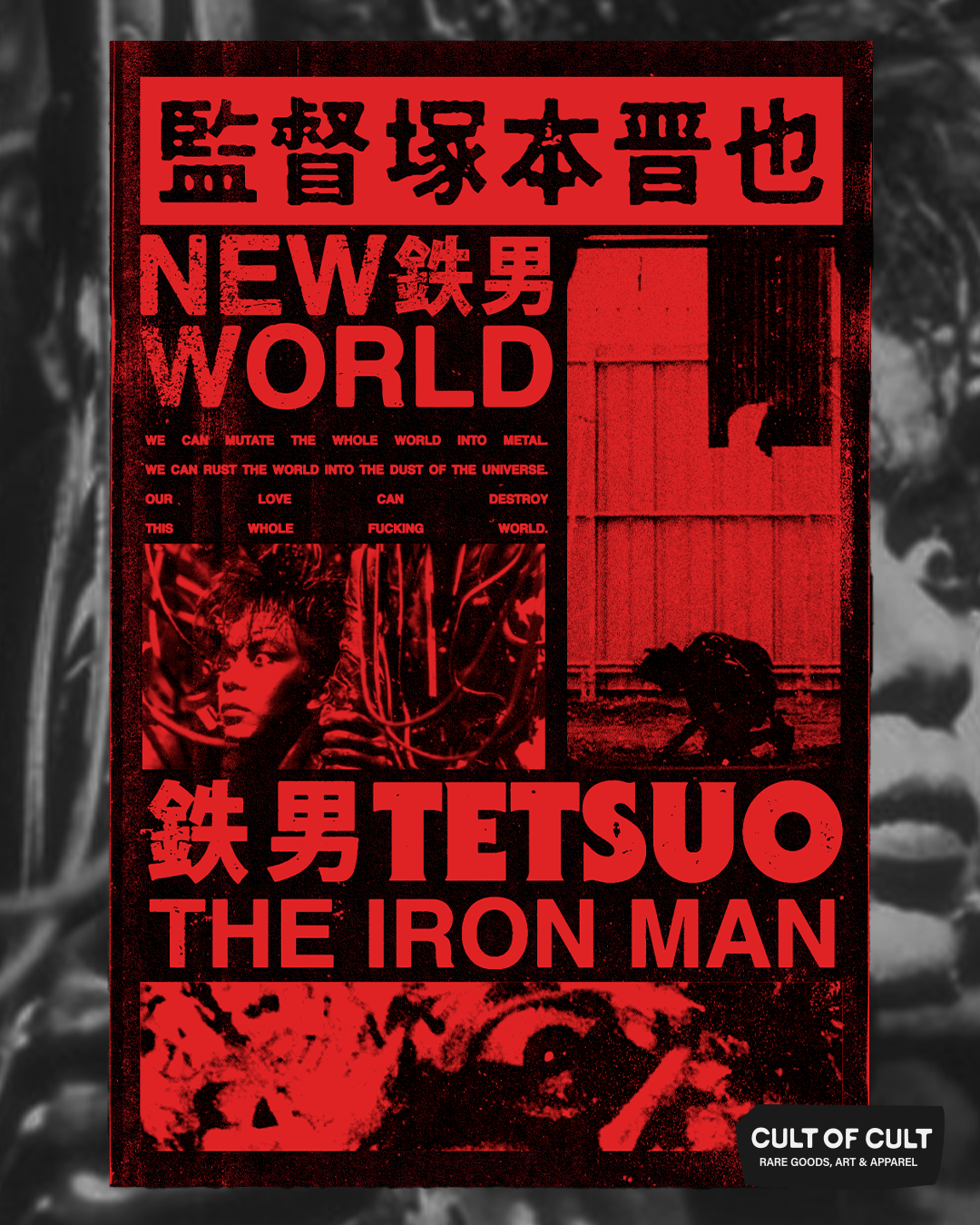 Tetsuo El Hombre de Hierro 1989 Póster de la película