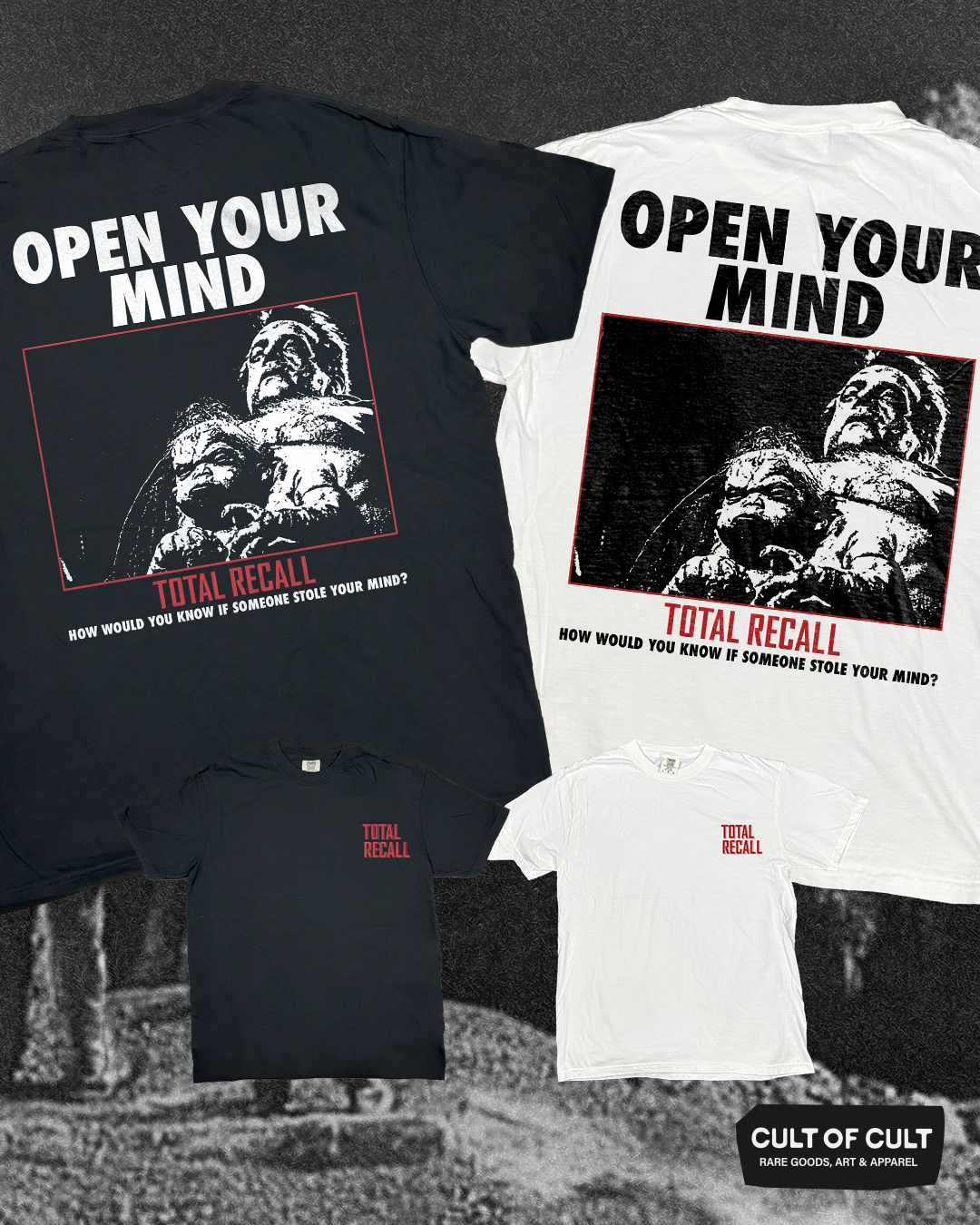 Total Recall 1990 Open Your Mind T-Shirt