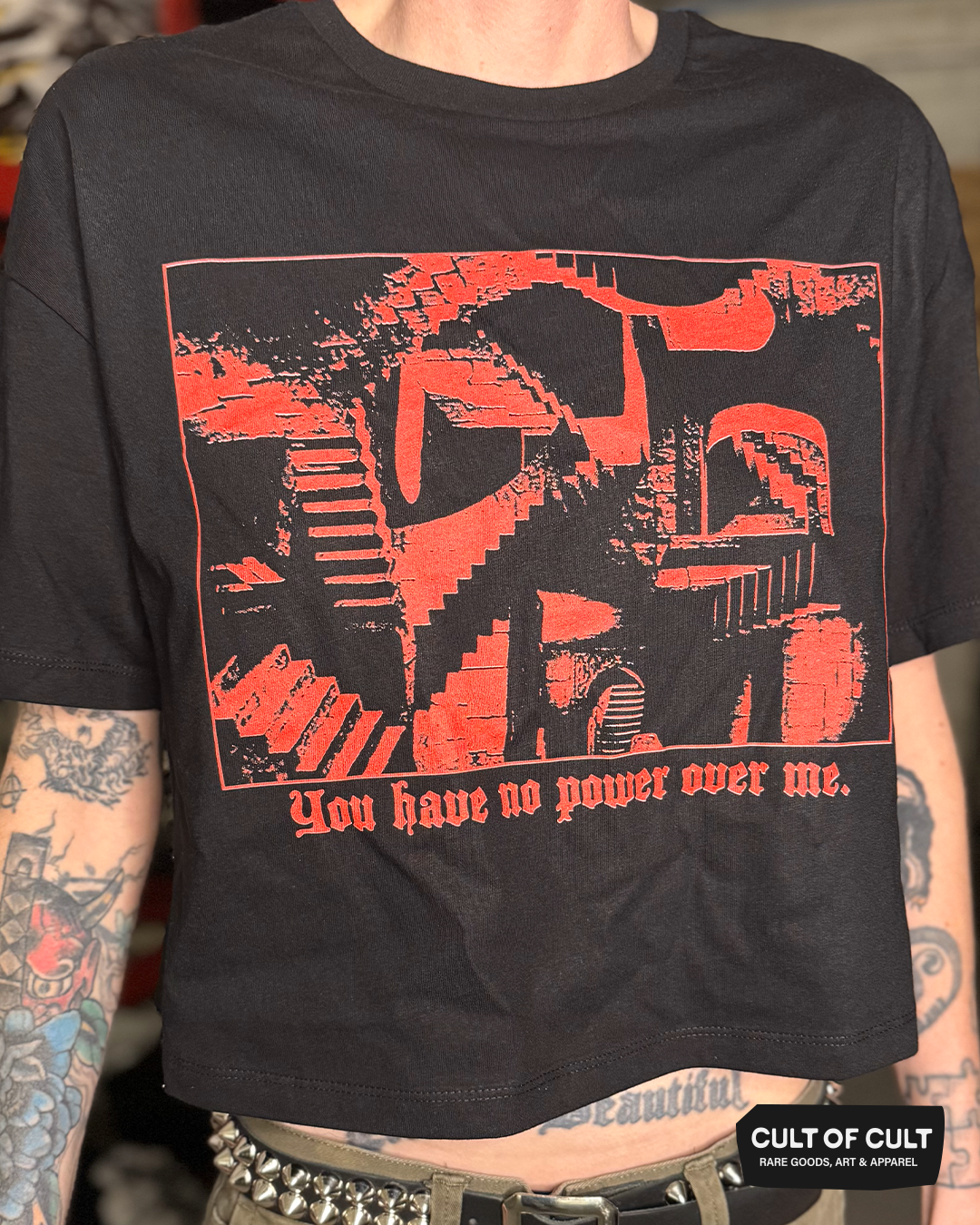 No Power Over Me Crop Top