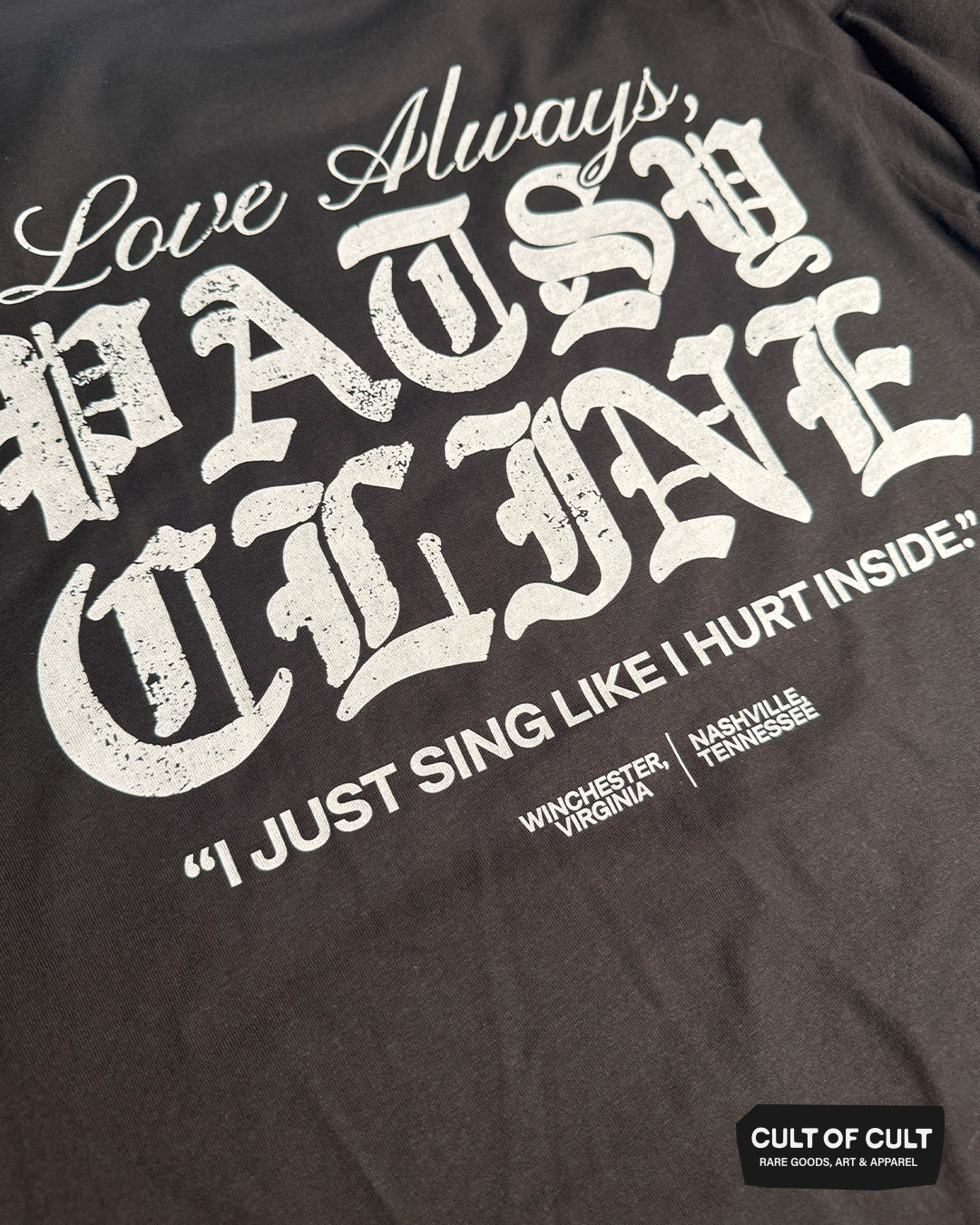 Patsy Cline Hurt Inside Long Sleeve
