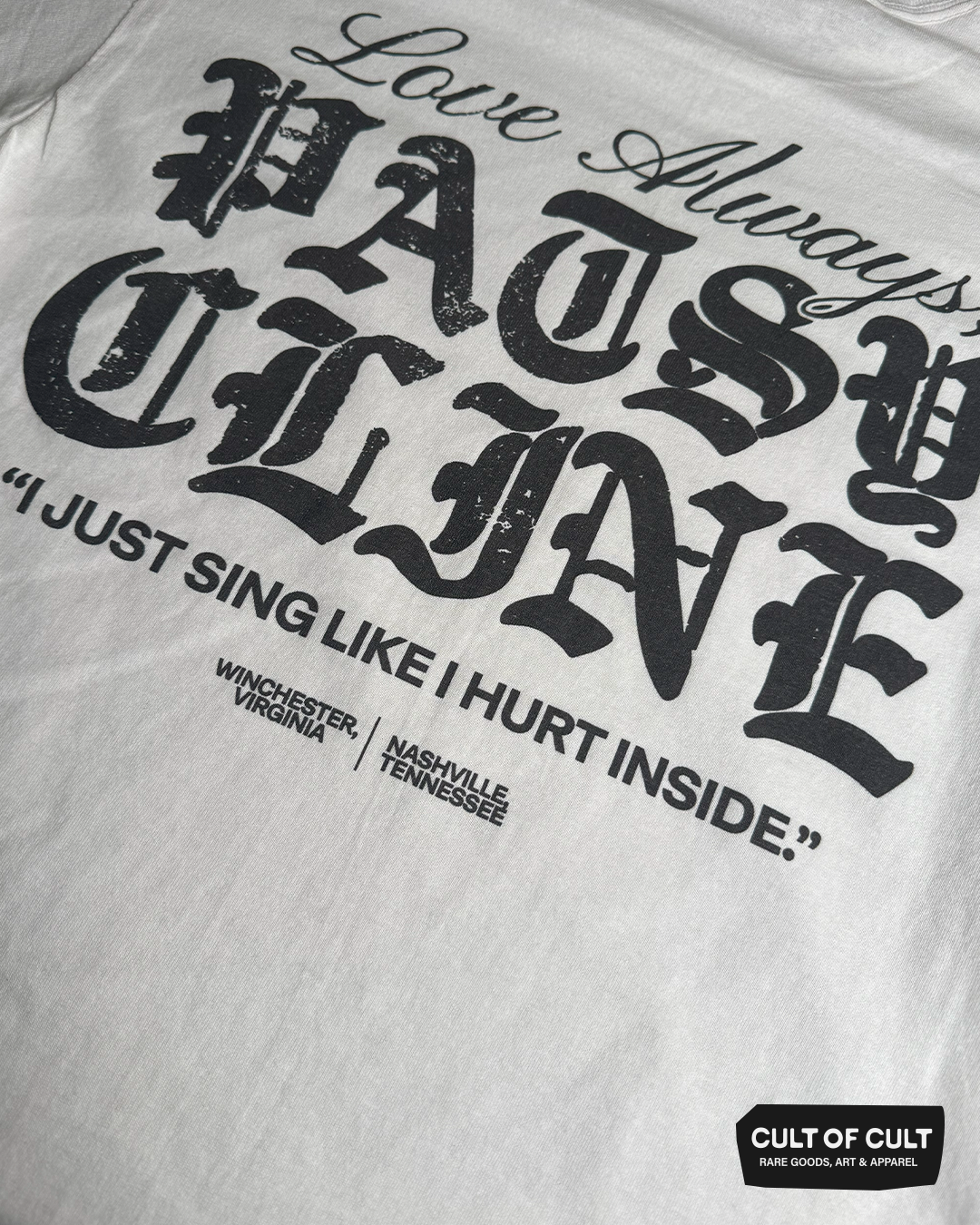 Patsy Cline Hurt Inside Long Sleeve