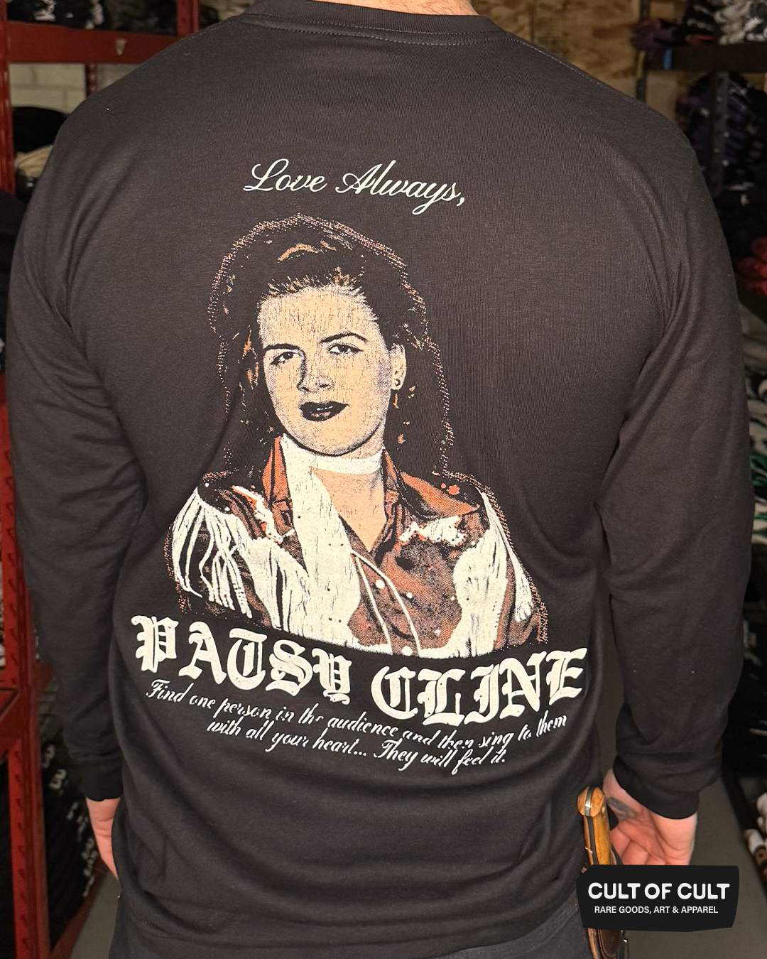 Patsy Cline Love Always Long Sleeve