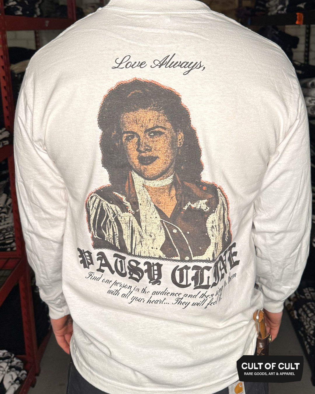 Patsy Cline Love Always Long Sleeve