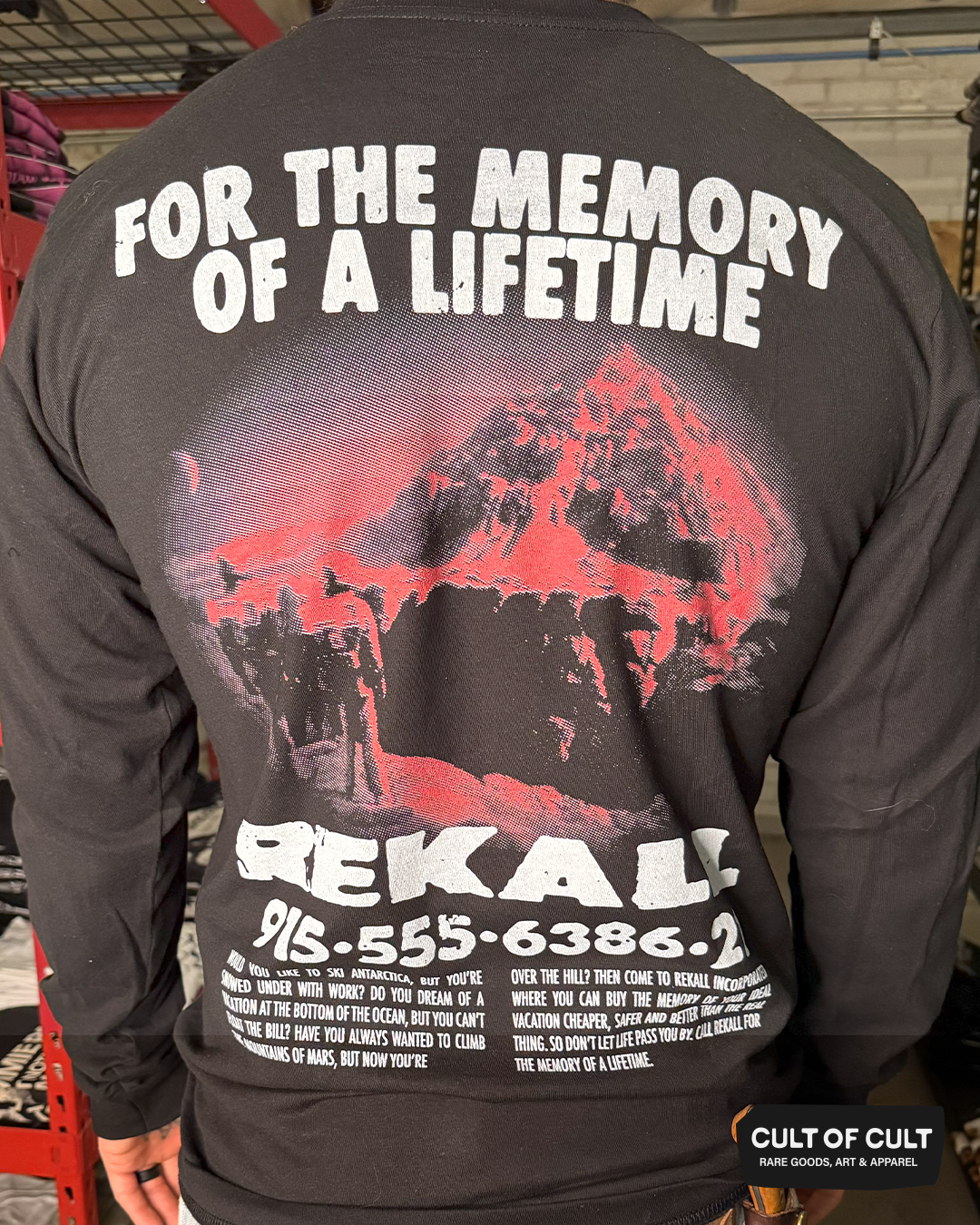 Total Recall 1990 Rekall Long Sleeve