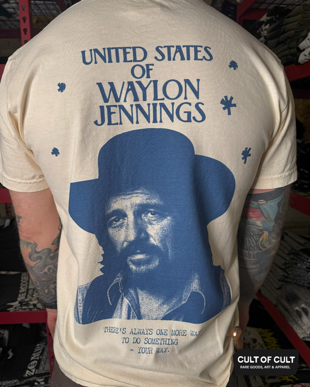 Waylon Jennings United States T-Shirt