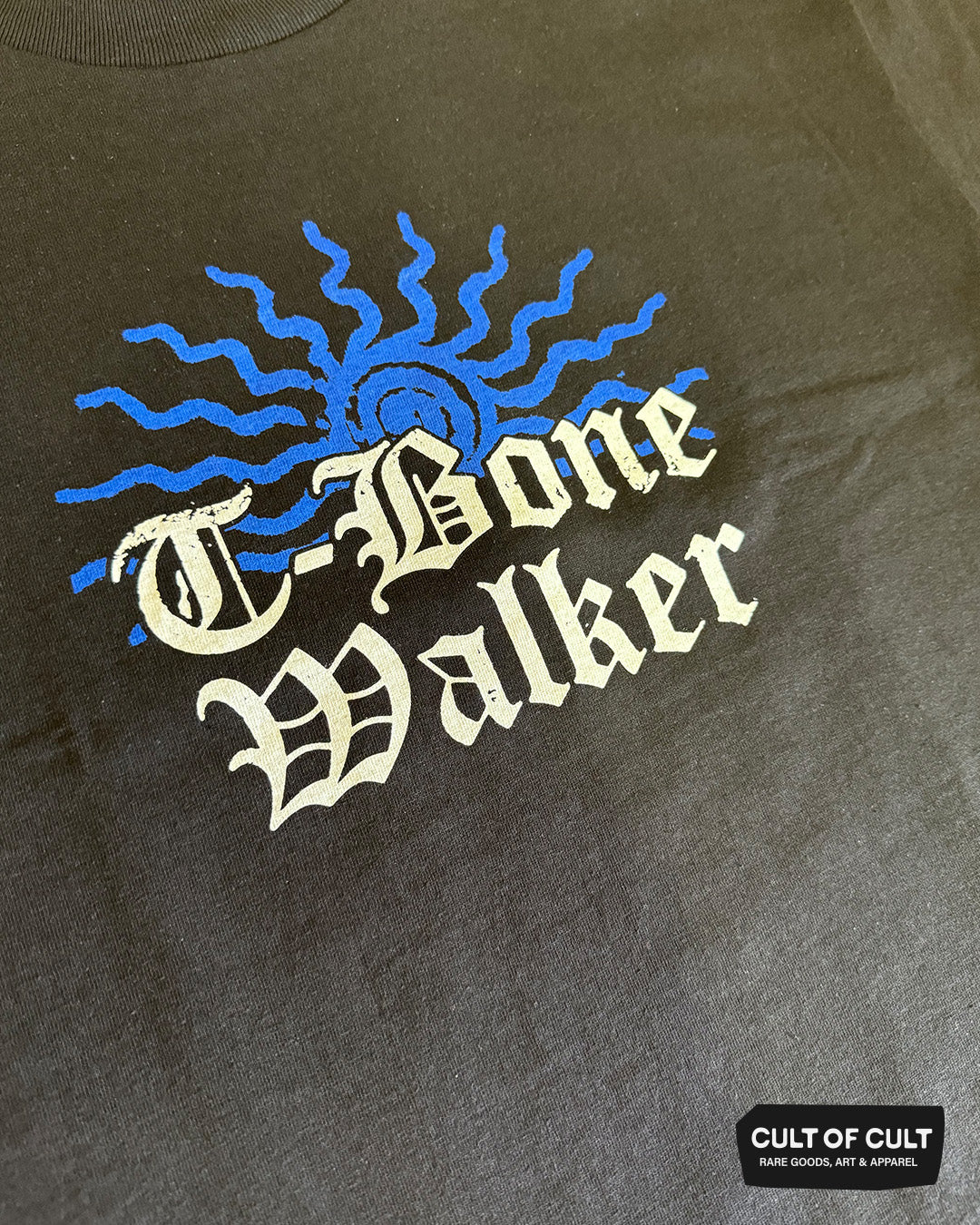 T-Bone Walker West Coast Short Sleeve Close Up Detail of Front Print