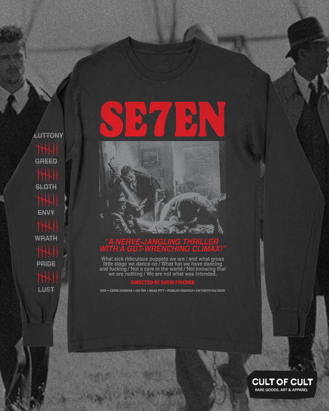 *SECRET DROP* Se7en 1995 Gluttony Long Sleeve