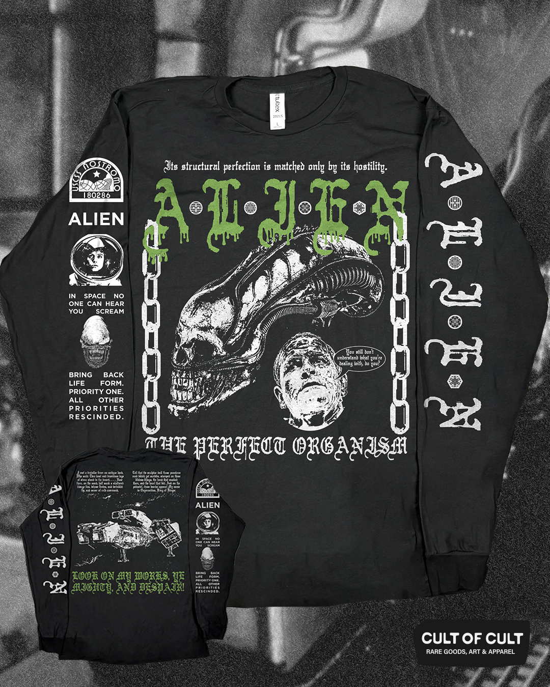 *SECRET DROP* Alien 1979 Perfect Organism Long Sleeve
