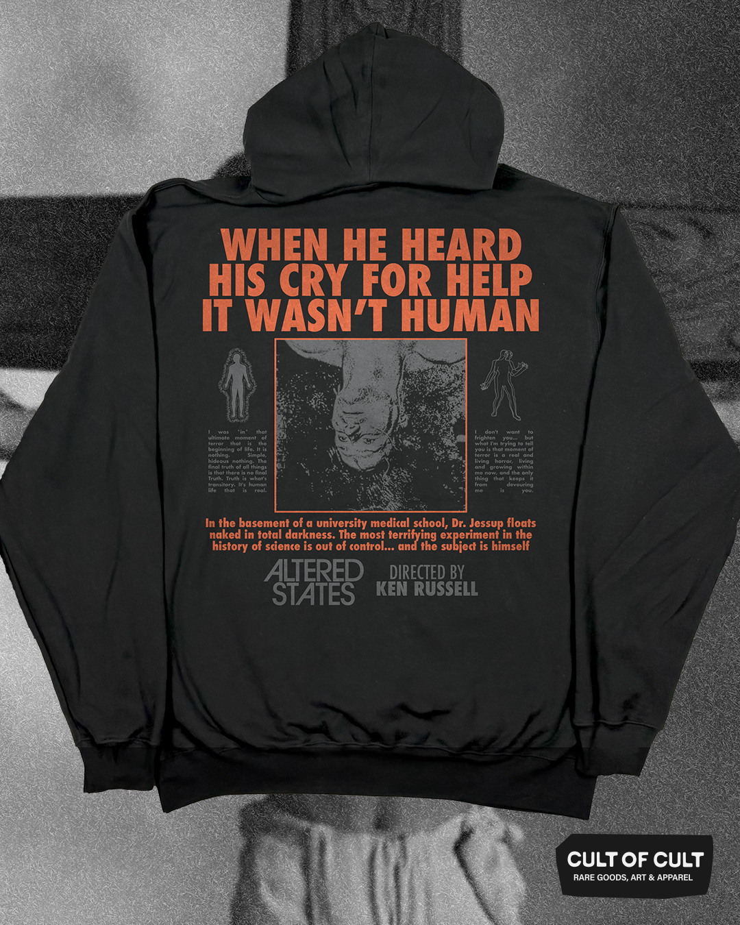 *SECRET DROP* Altered States 1980 Cry For Help Hoodie