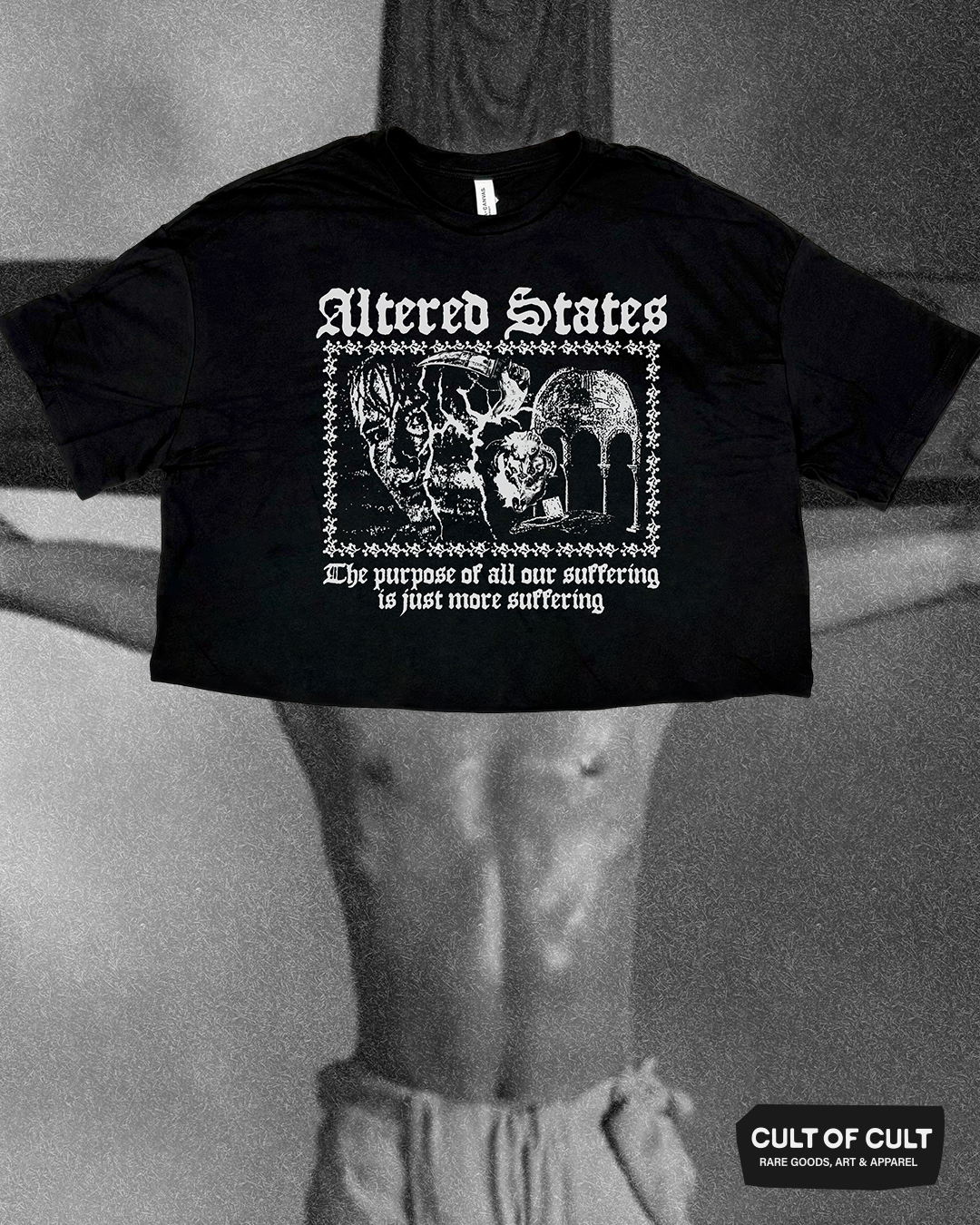 *SECRET DROP* Altered States 1980 Suffering Crop Top