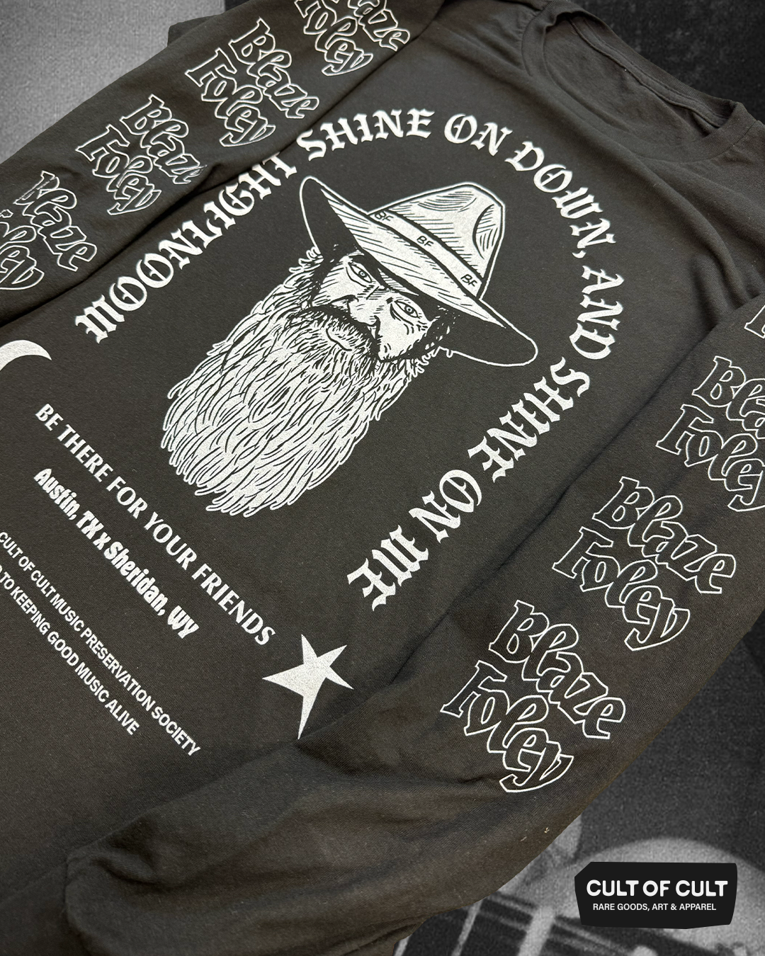 Blaze Foley Moonlight Long Sleeve