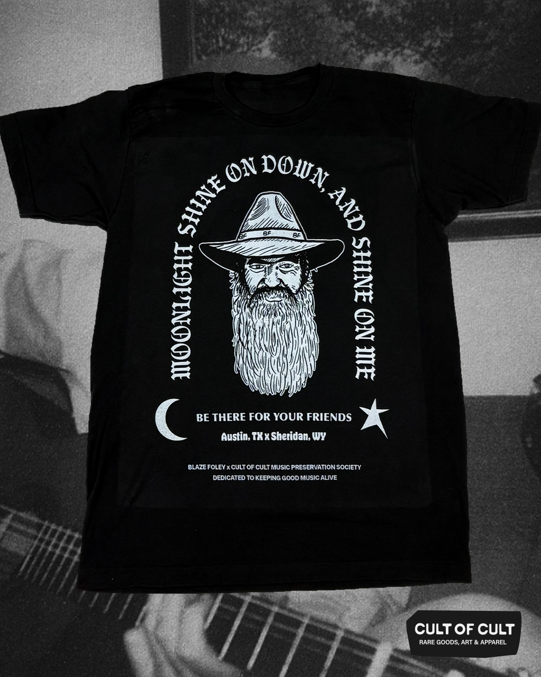 Blaze Foley Moonlight T-Shirt