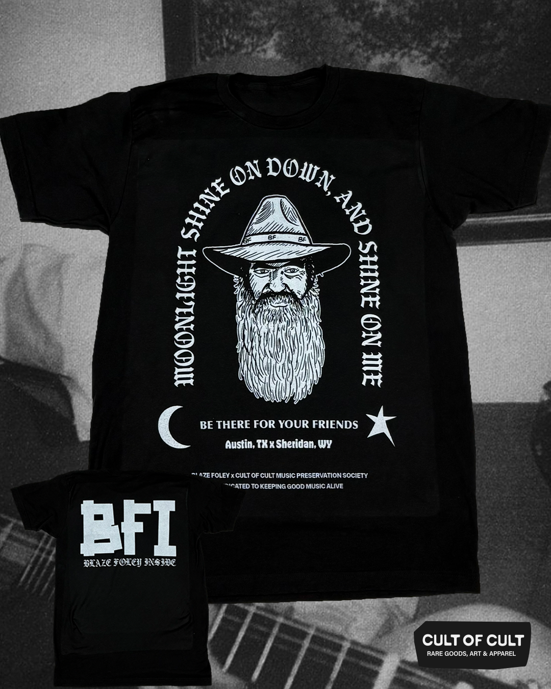 Blaze Foley Moonlight T-Shirt