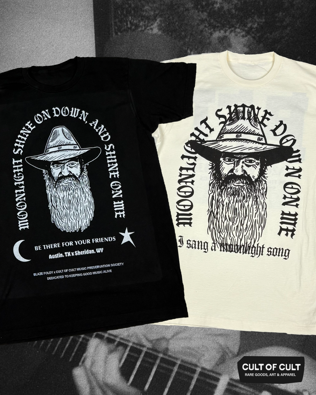 Blaze Foley Moonlight T-Shirt