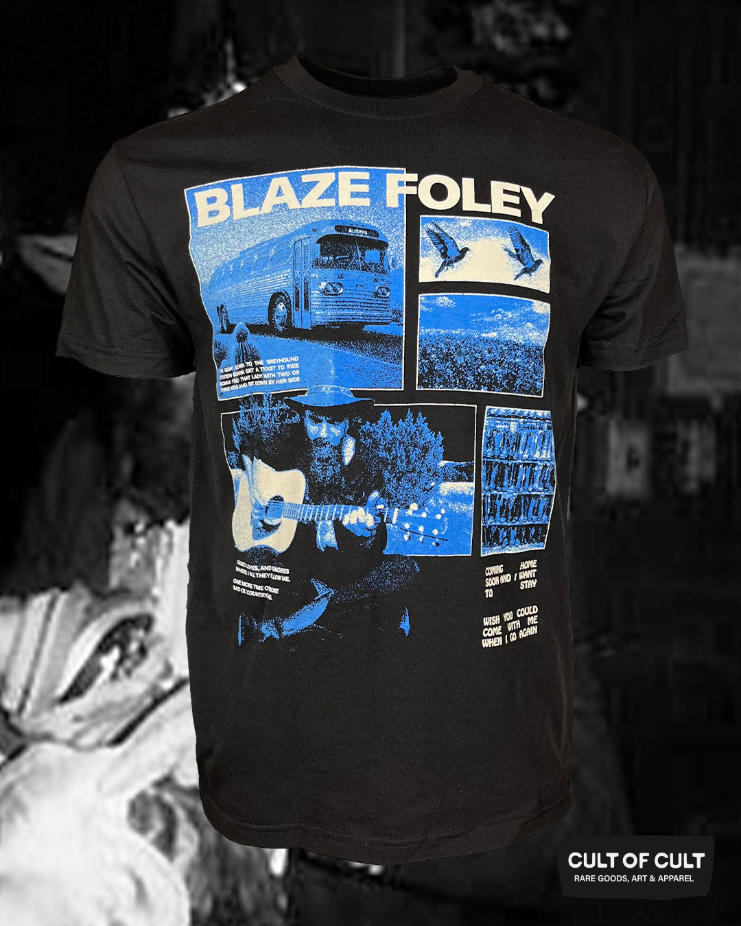 Blaze Foley Clay Pigeon Short Sleeve Front