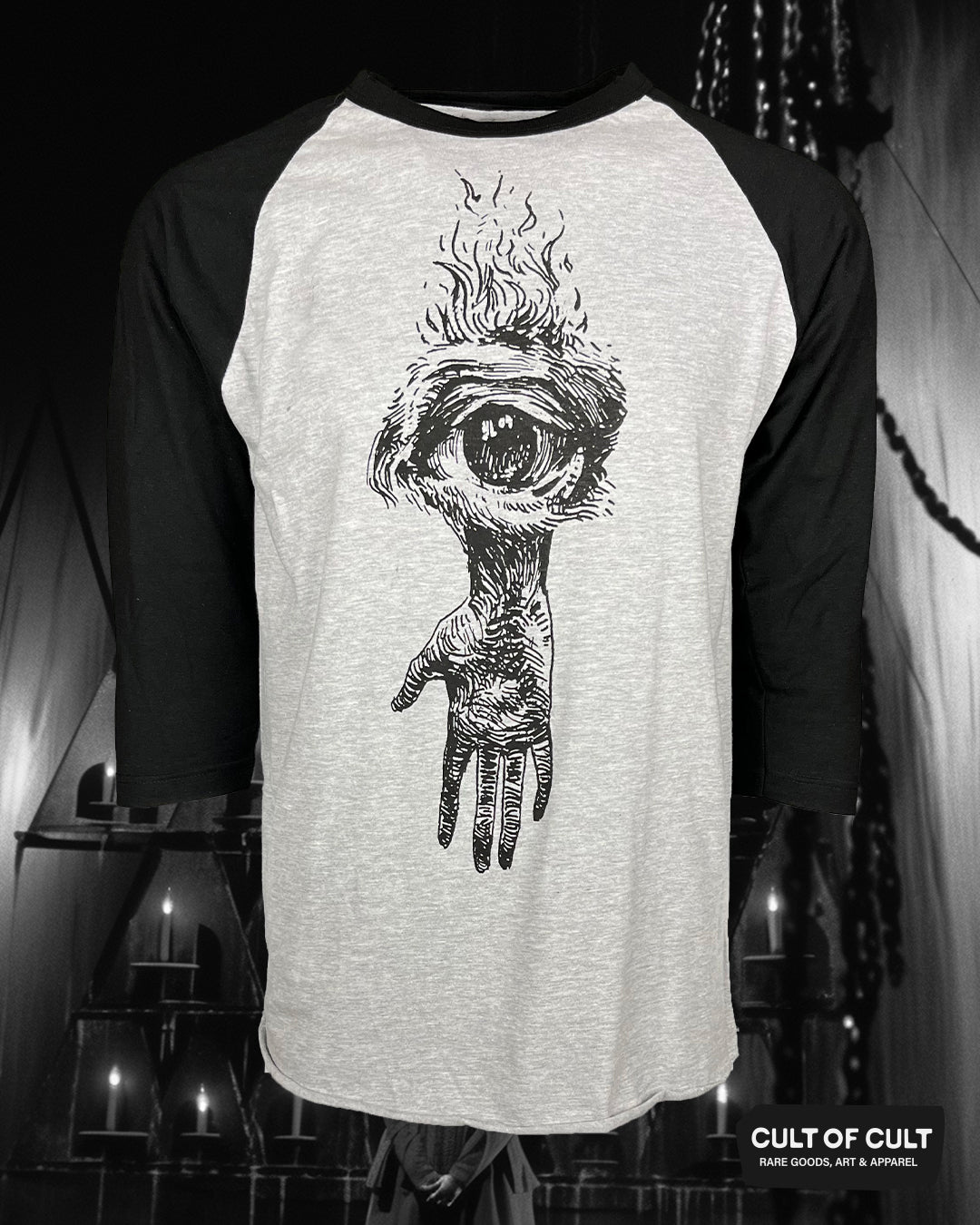 Cult of Cult Eye Baseball Tee Front