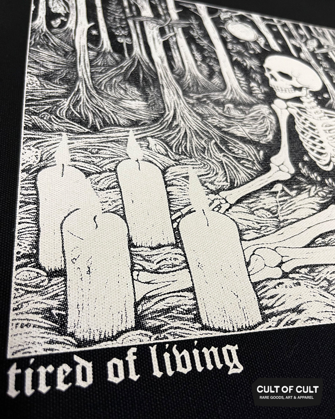 Cult of Cult Tired of Living Back Patch