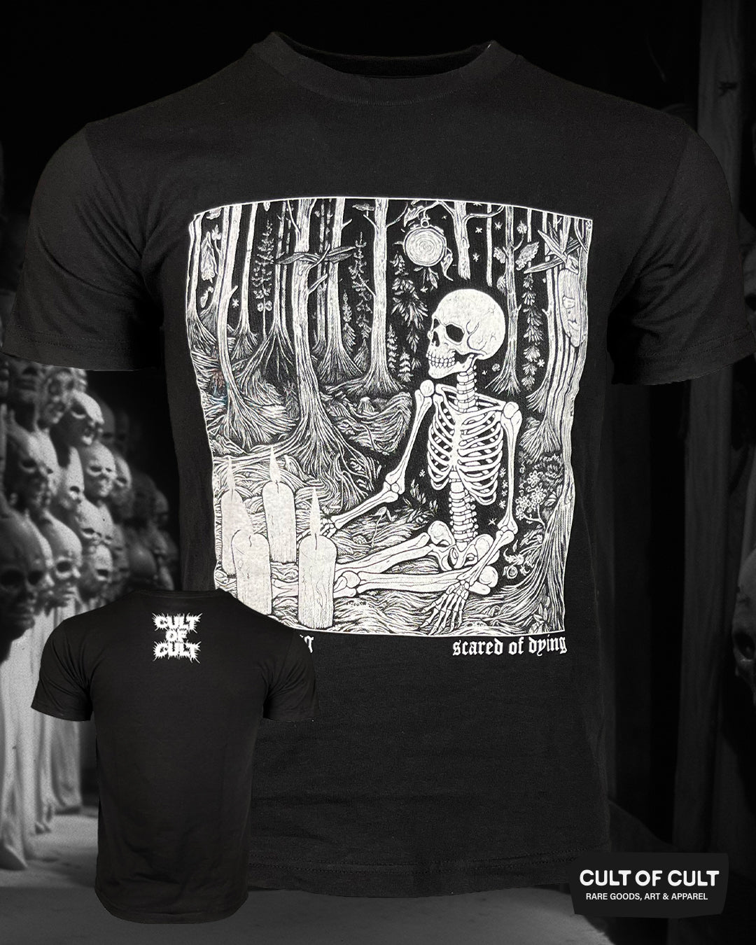 Cult of Cult Tired of Living Short Sleeve Front and Back