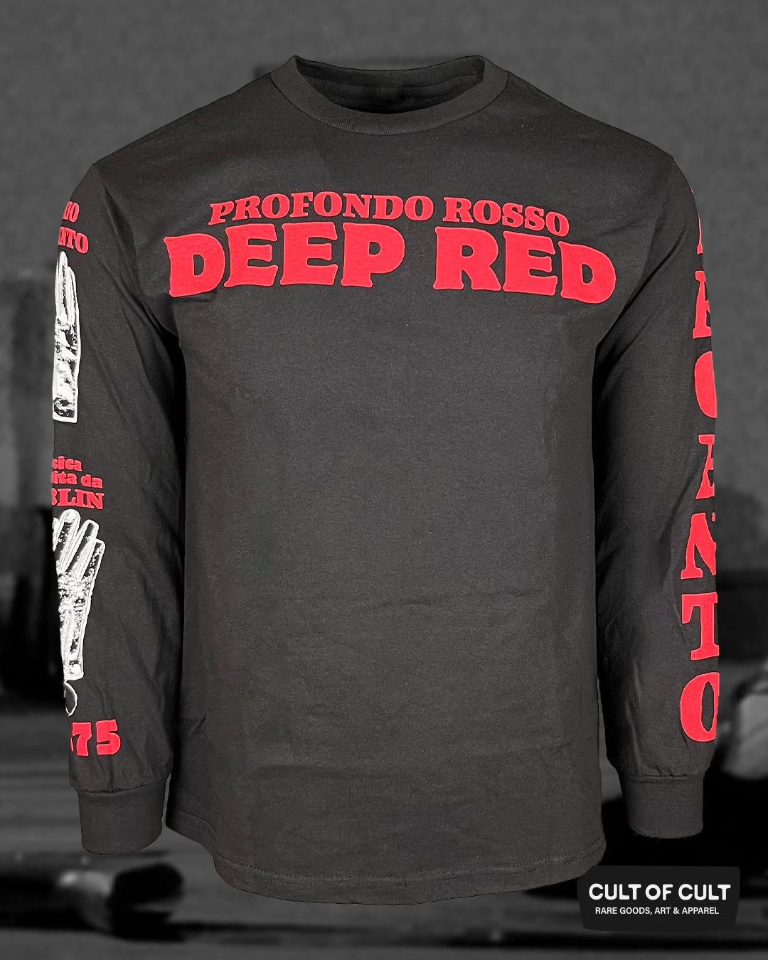 Deep Red Long Sleeve Front
