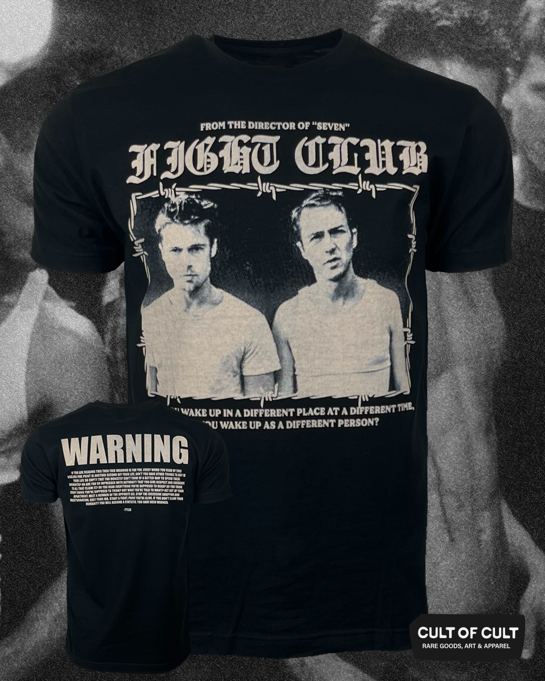 *SECRET DROP* Fight Club 1999 Warning T-Shirt