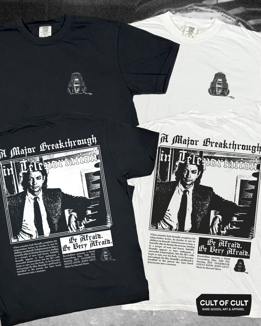 *SECRET DROP* The Fly 1986 Teleportation T-Shirt