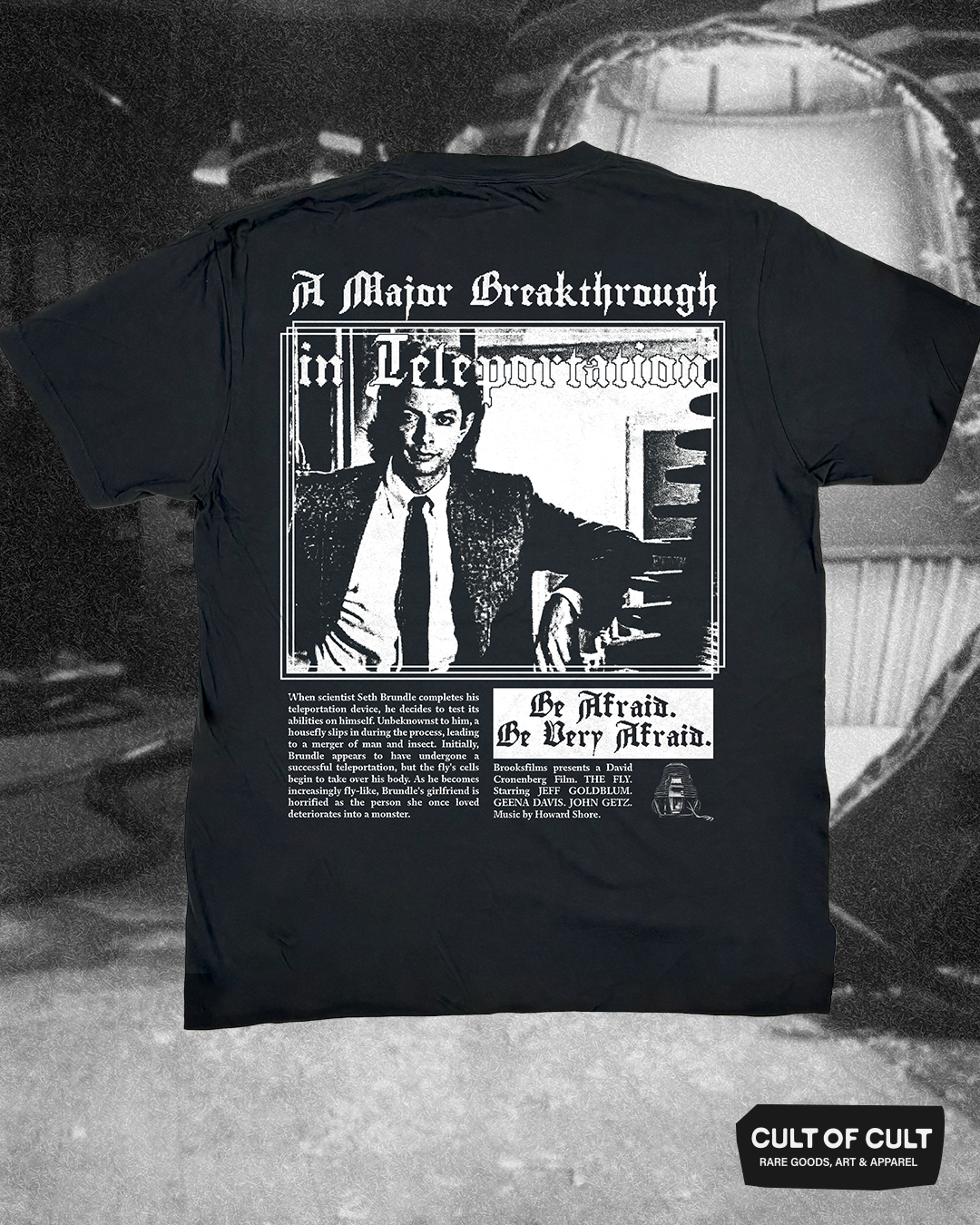 *SECRET DROP* The Fly 1986 Teleportation T-Shirt