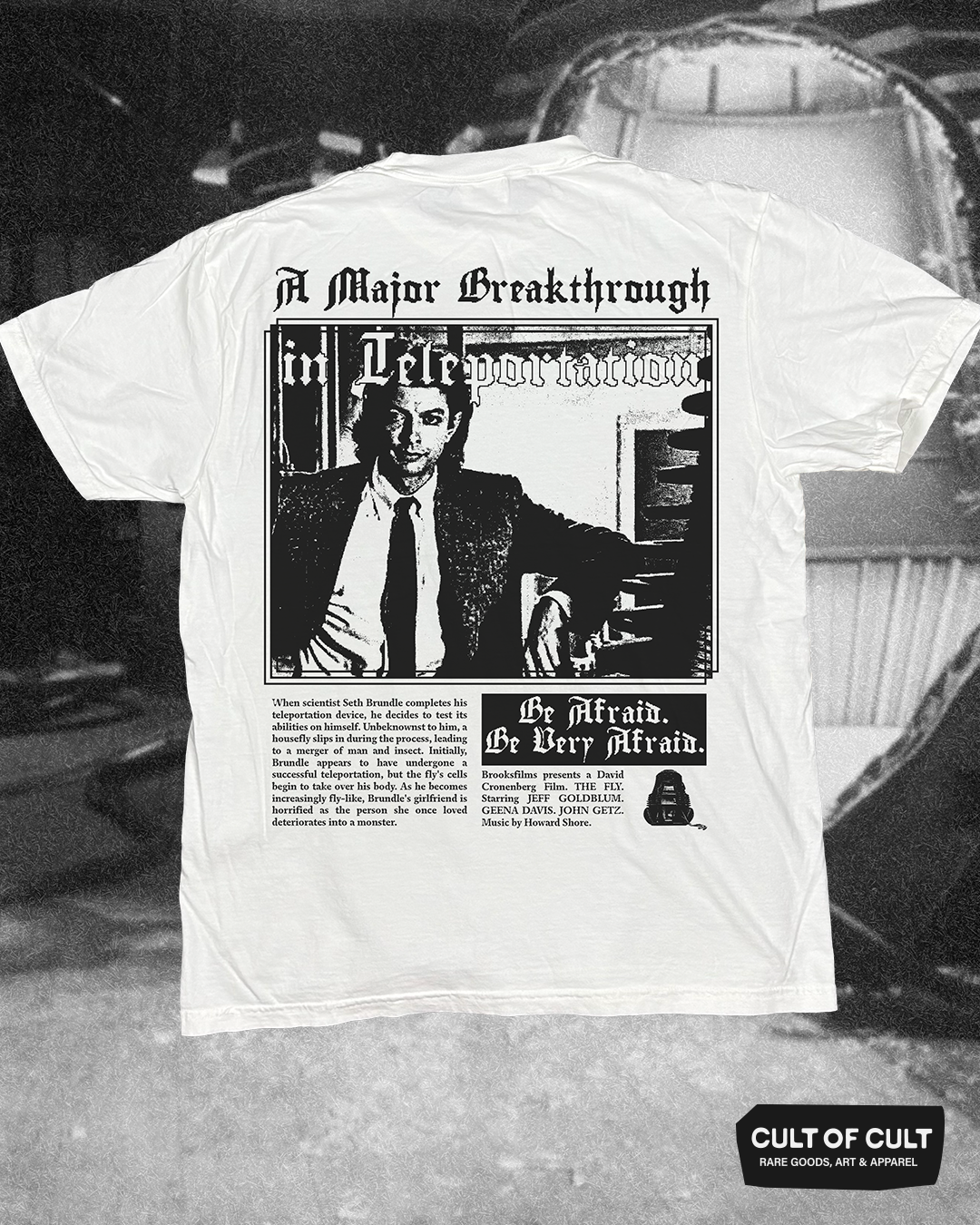 *SECRET DROP* The Fly 1986 Teleportation T-Shirt