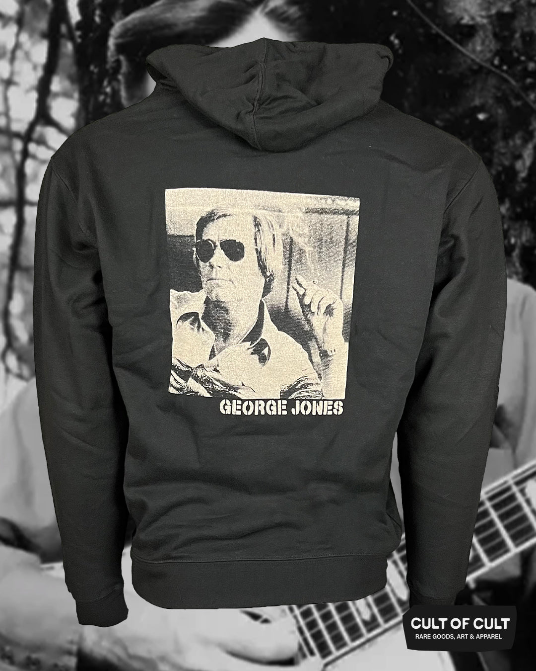 George Jones Devil Hoodie Back