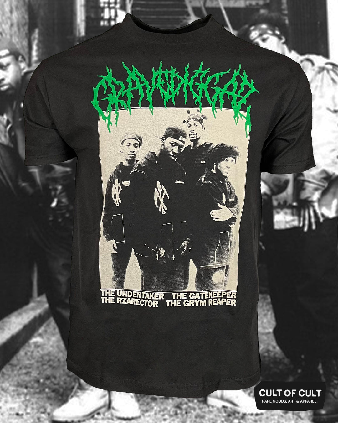 Gravediggaz Black Tee Front