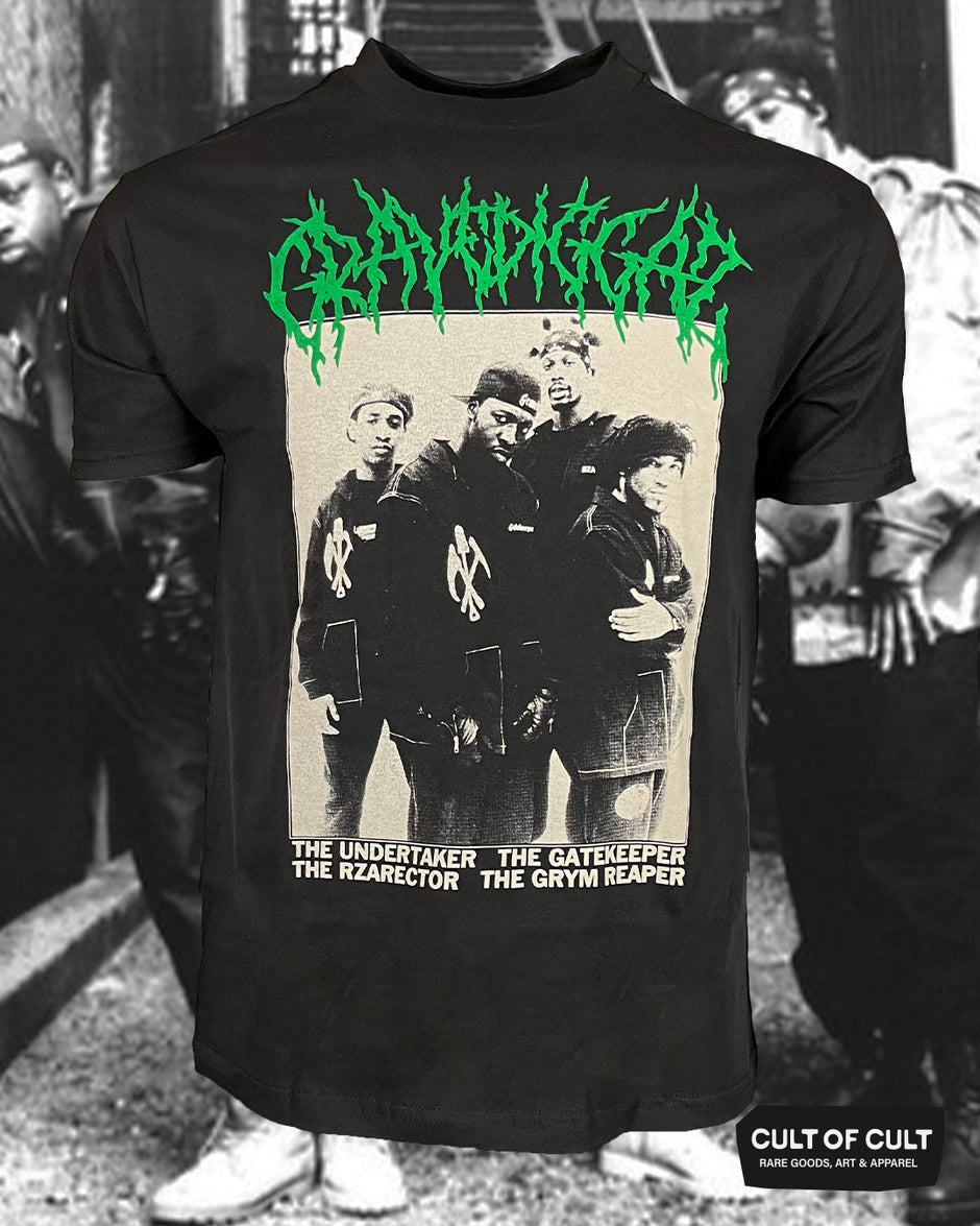 Gravediggaz Merch - T-Shirts, Long Sleeves, and Back Patches – Cult of Cult