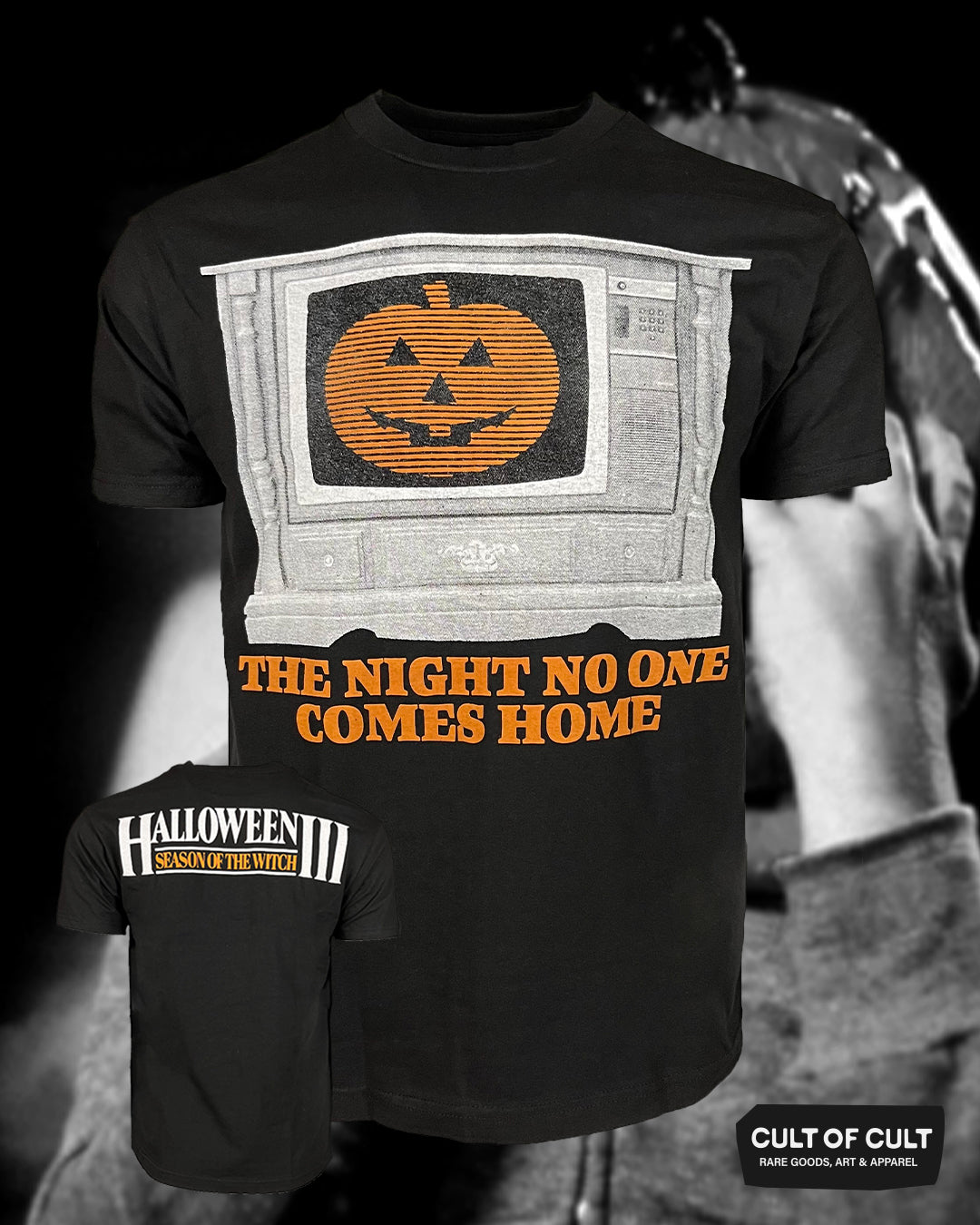 Halloween Season of The Witch Short Sleeve Front and Back