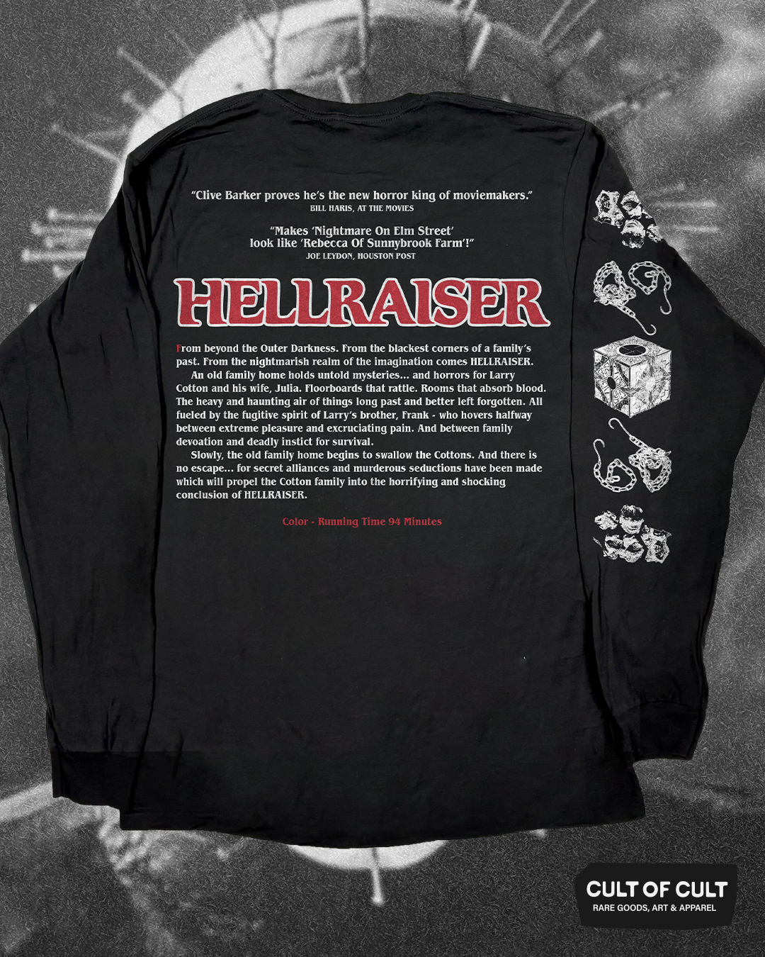 *SECRET DROP* Hellraiser 1987 Clive Barker Long Sleeve
