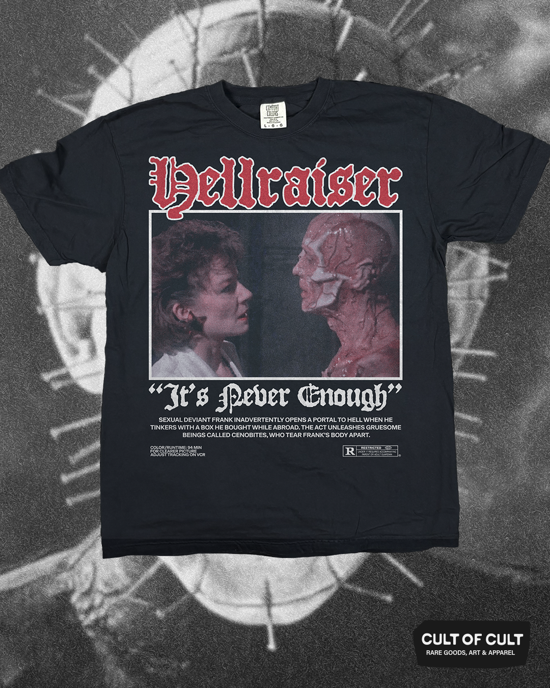 *SECRET DROP* Hellraiser 1987 Never Enough T-Shirt