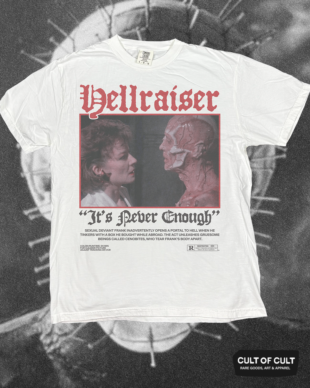 *SECRET DROP* Hellraiser 1987 Never Enough T-Shirt