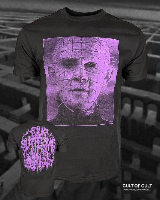 Hellraiser Purple Short Sleeve Front and Back