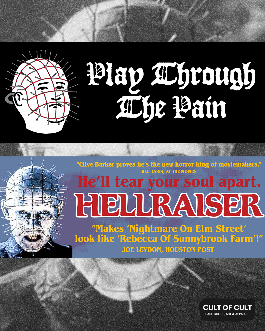 *SECRET DROP* Hellraiser 1987 Stickers