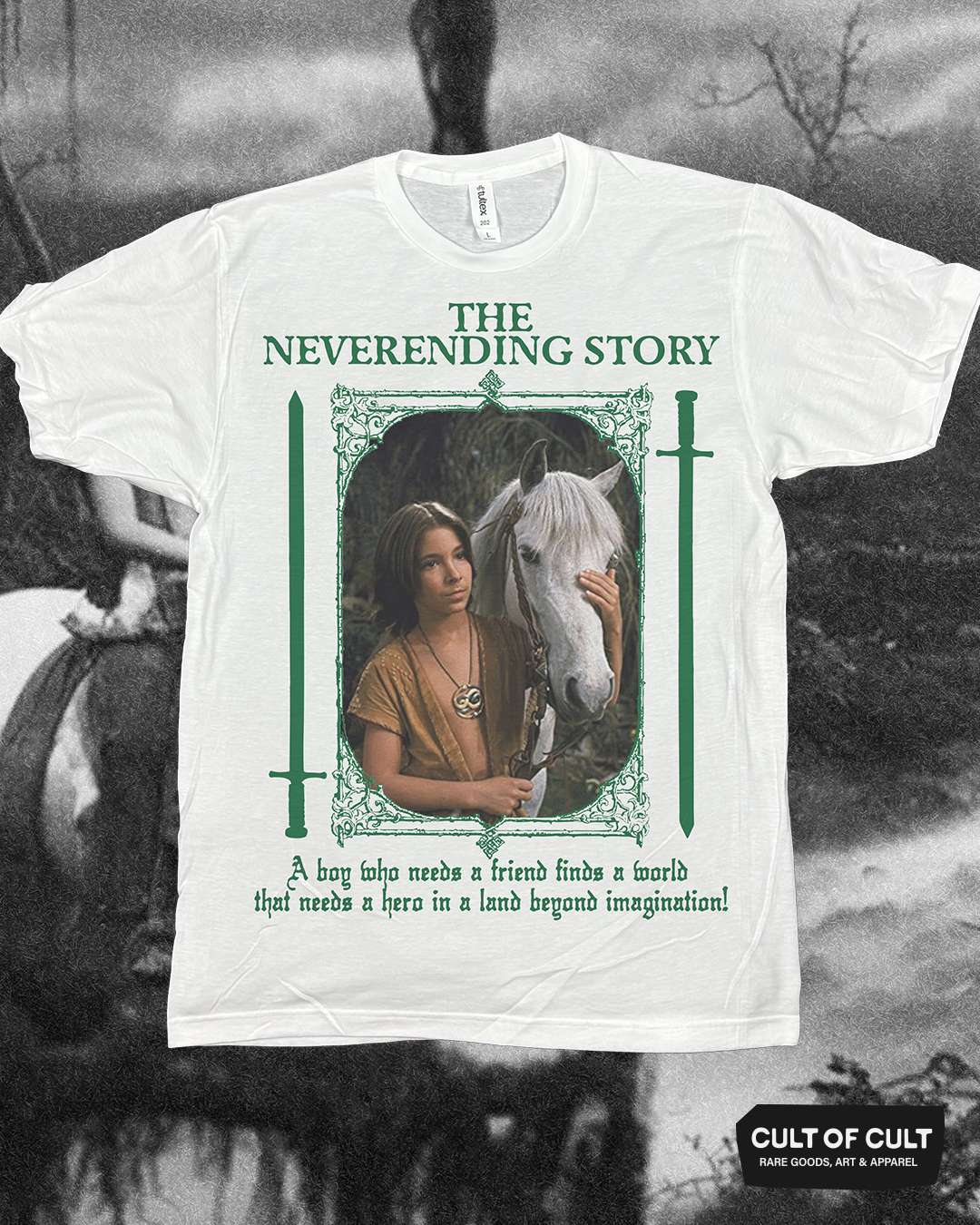 *SECRET DROP* The NeverEnding Story 1984 Artax T-Shirt