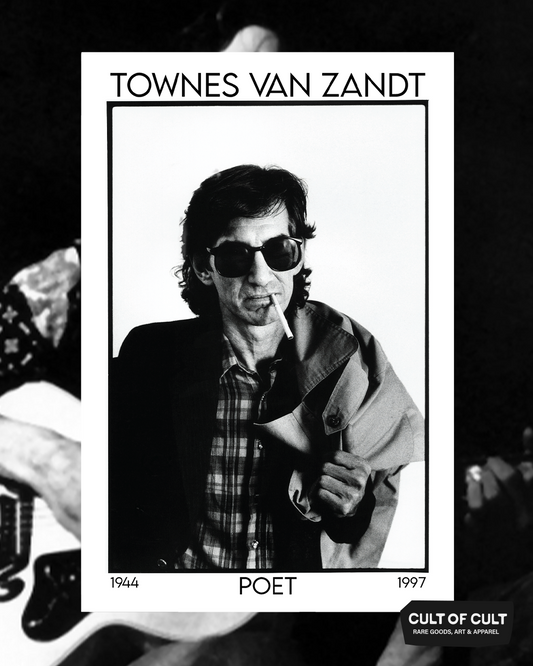 Townes Van Zandt Poet Poster