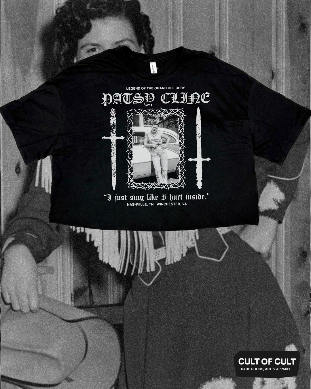 Patsy Cline Knives Crop Top