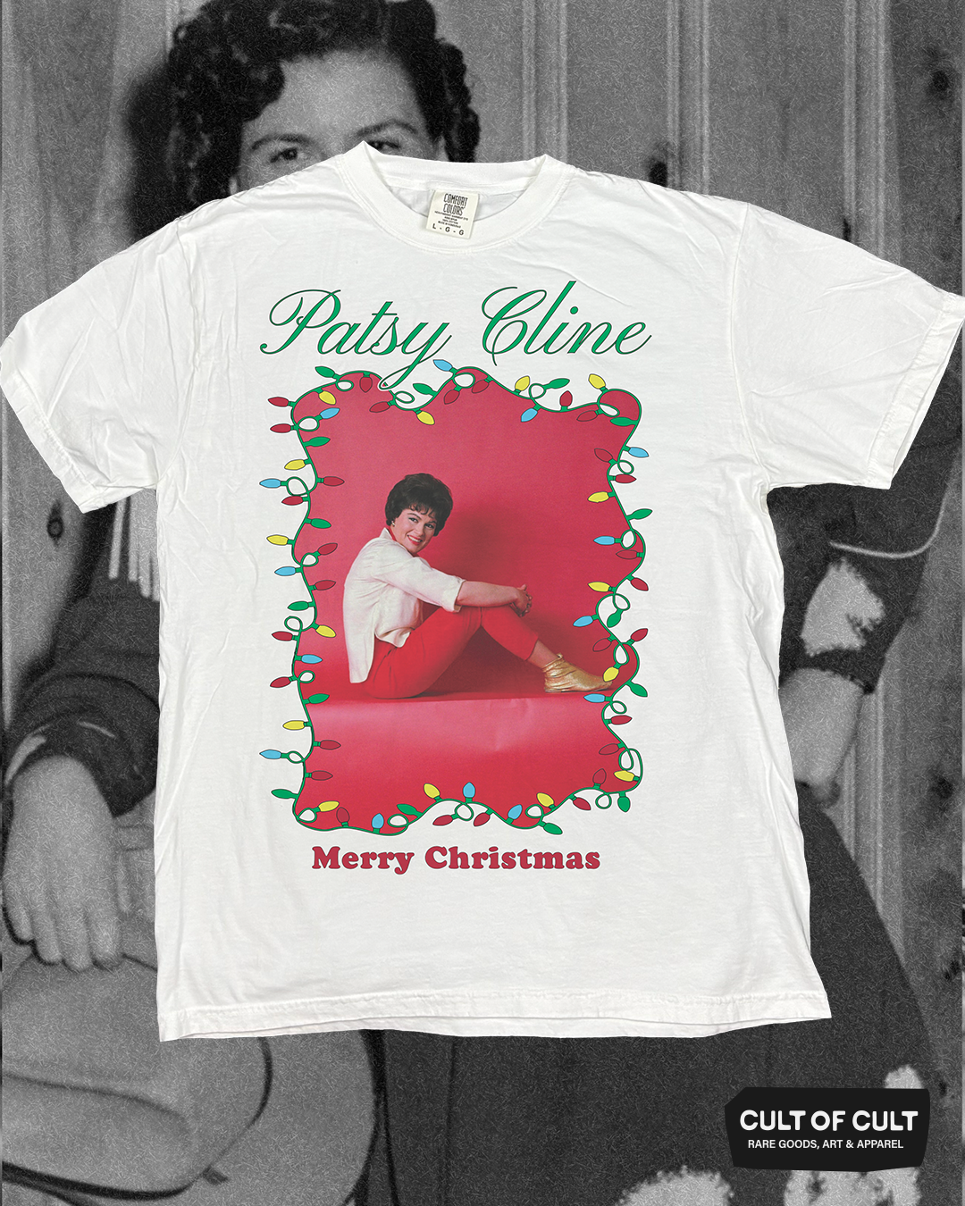 *THIS WEEKEND ONLY* Patsy Cline Merry Christmas T-Shirt