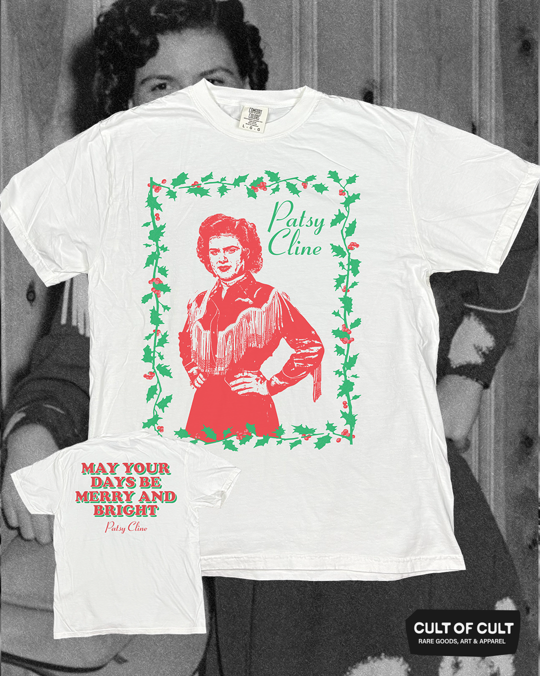 *THIS WEEKEND ONLY* Patsy Cline Mistletoe T-Shirt