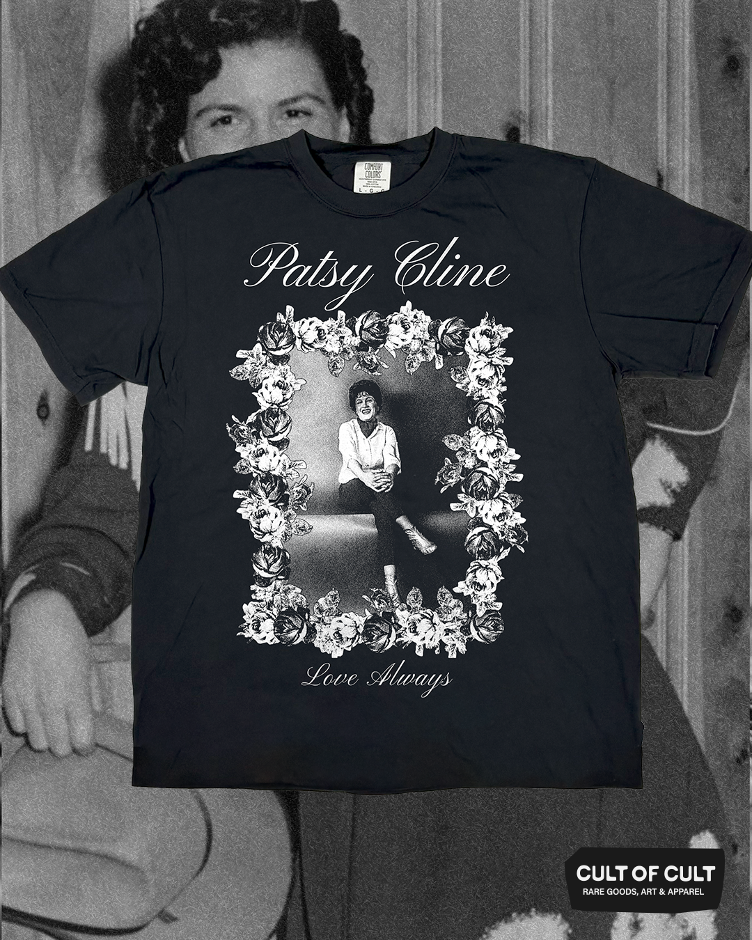Patsy Cline Roses T-Shirt
