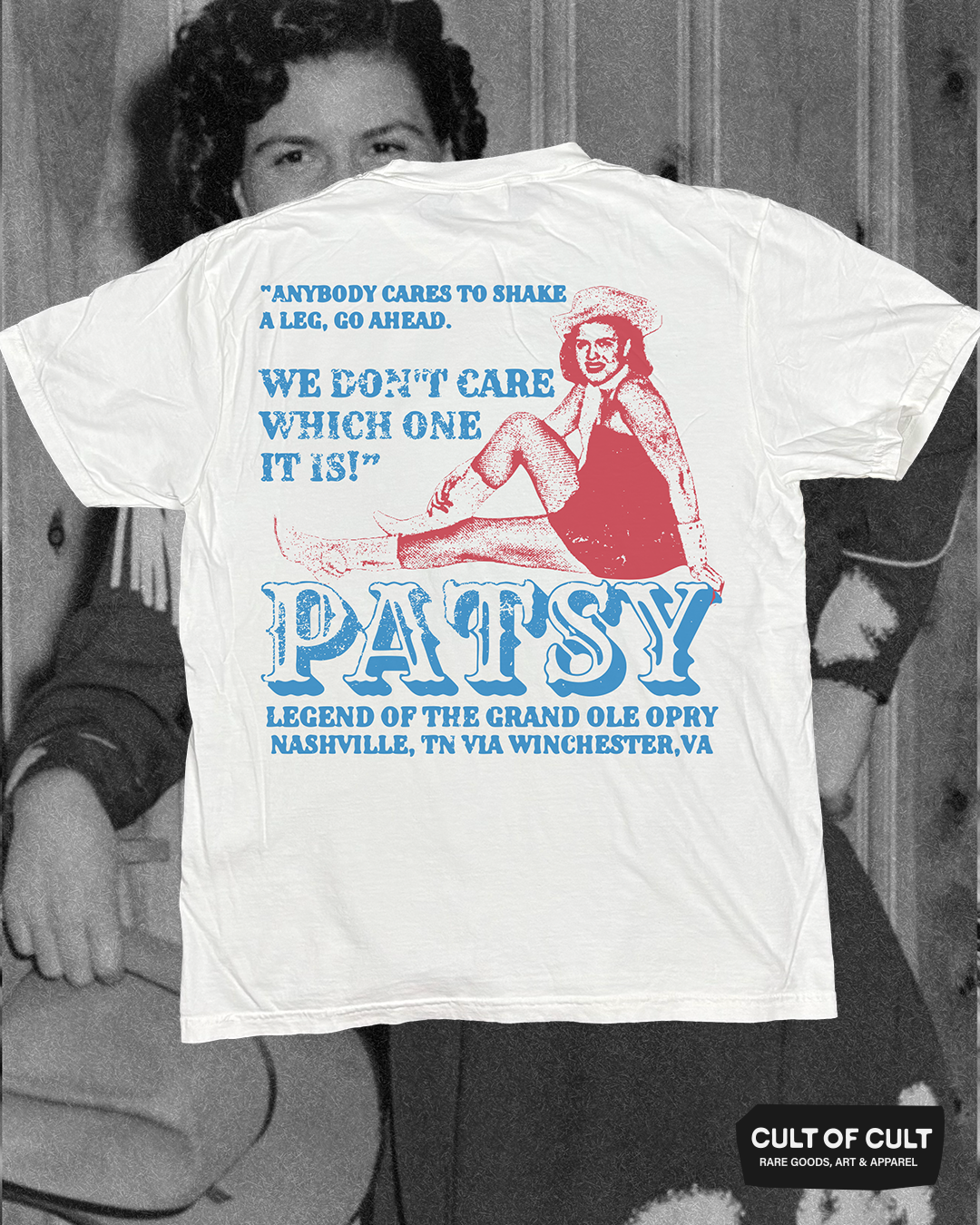 Patsy Cline Shake a Leg T-Shirt